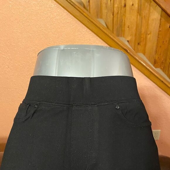 Seven7 Ponte Knit Skinny Leg Black Pants Small - Picture 4 of 15